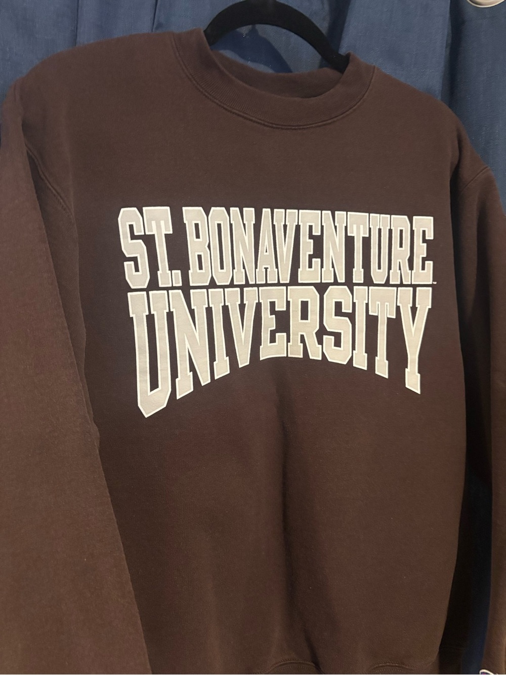 Champion Brown Athletic Crewneck Sweatshirt